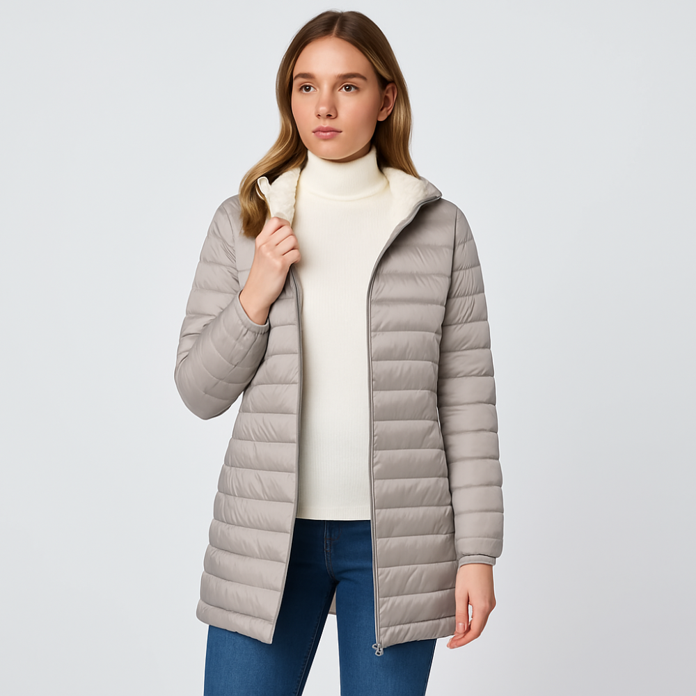 Veronica | Casual Quilted Fabric Coat
