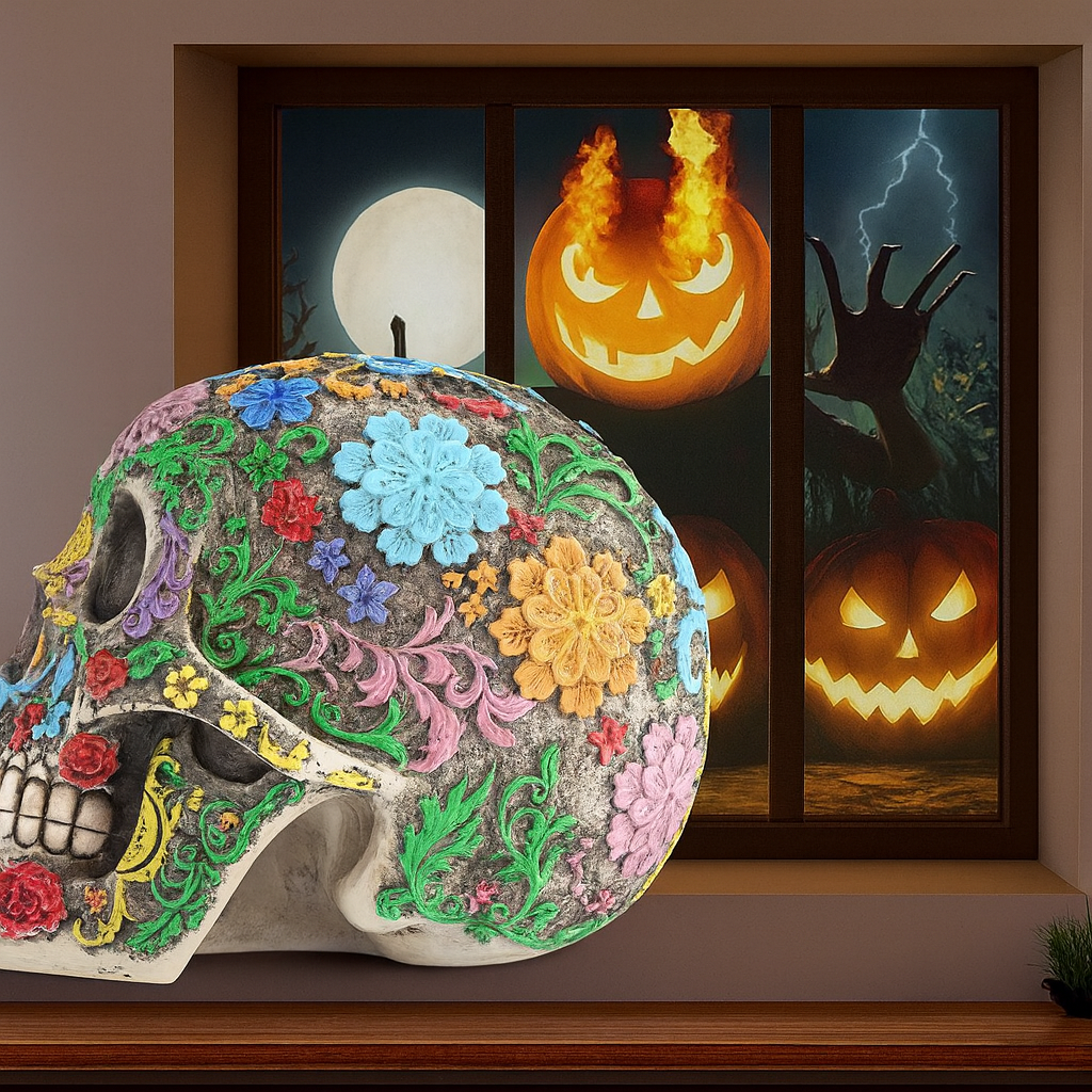 GraveEcho | Halloween skull decorations for your home