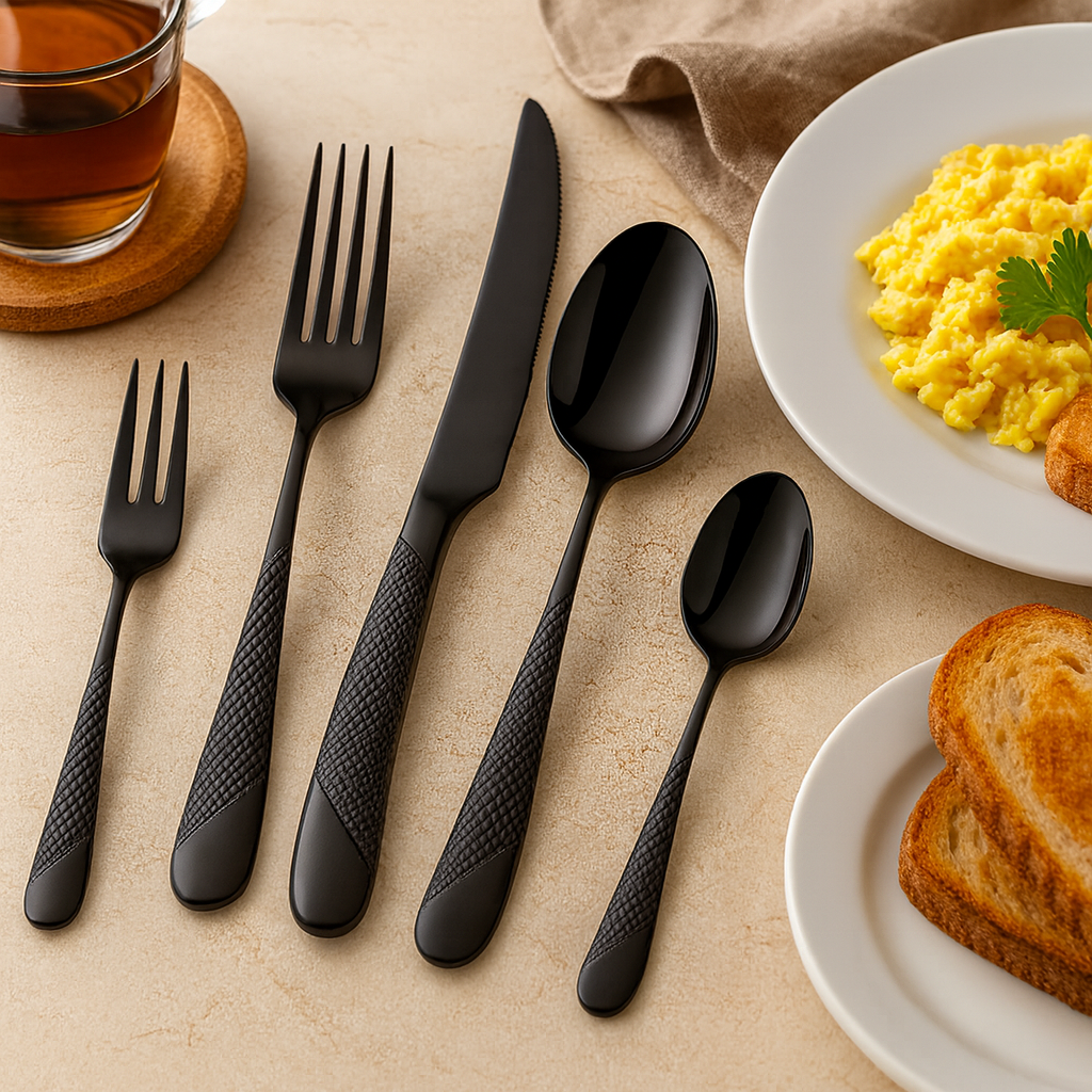 Silvaron | 30-Piece Stainless Steel Cutlery Set