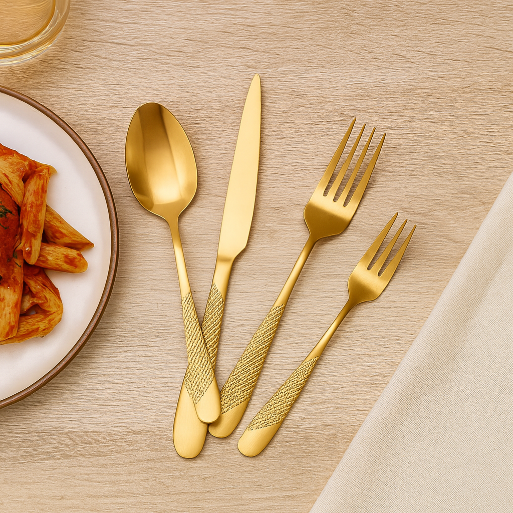 Silvaron | 30-Piece Stainless Steel Cutlery Set