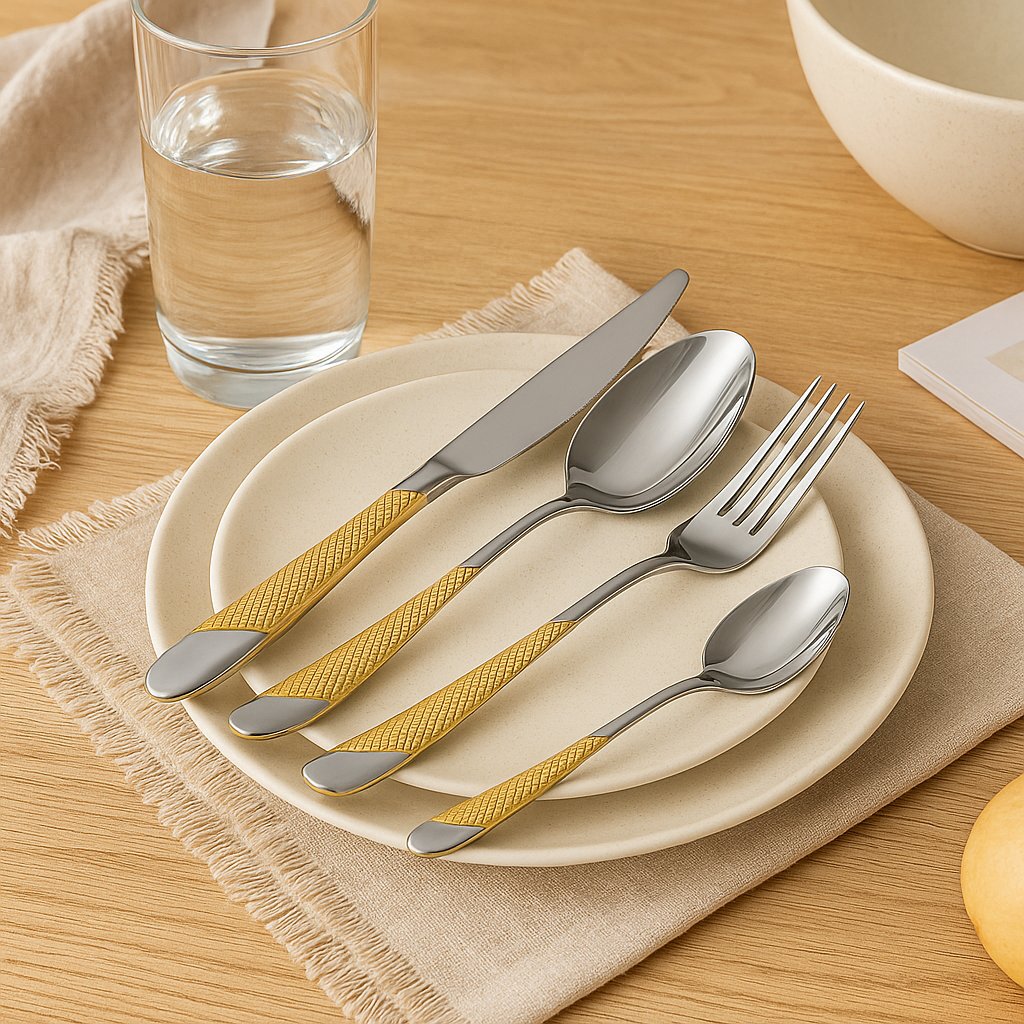 Silvaron | 30-Piece Stainless Steel Cutlery Set