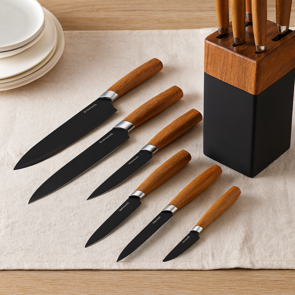 Gastronix | Set of 6 high carbon stainless steel kitchen knives
