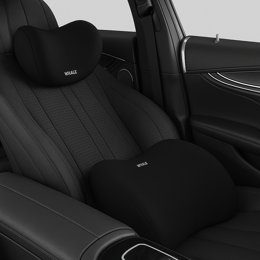 Cervovia | Ergonomic Memory Foam Car Seat Cushion Set