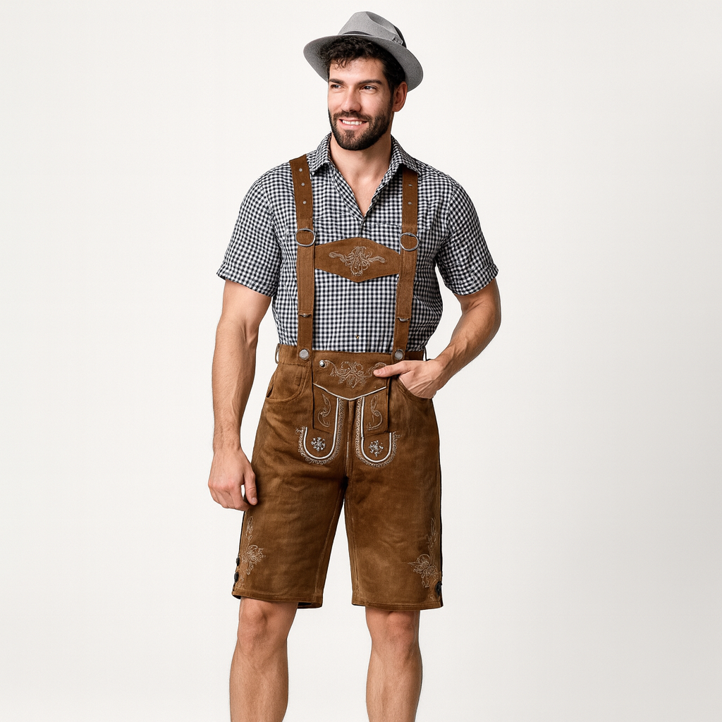Karlo – Traditional Leather Pants for Men