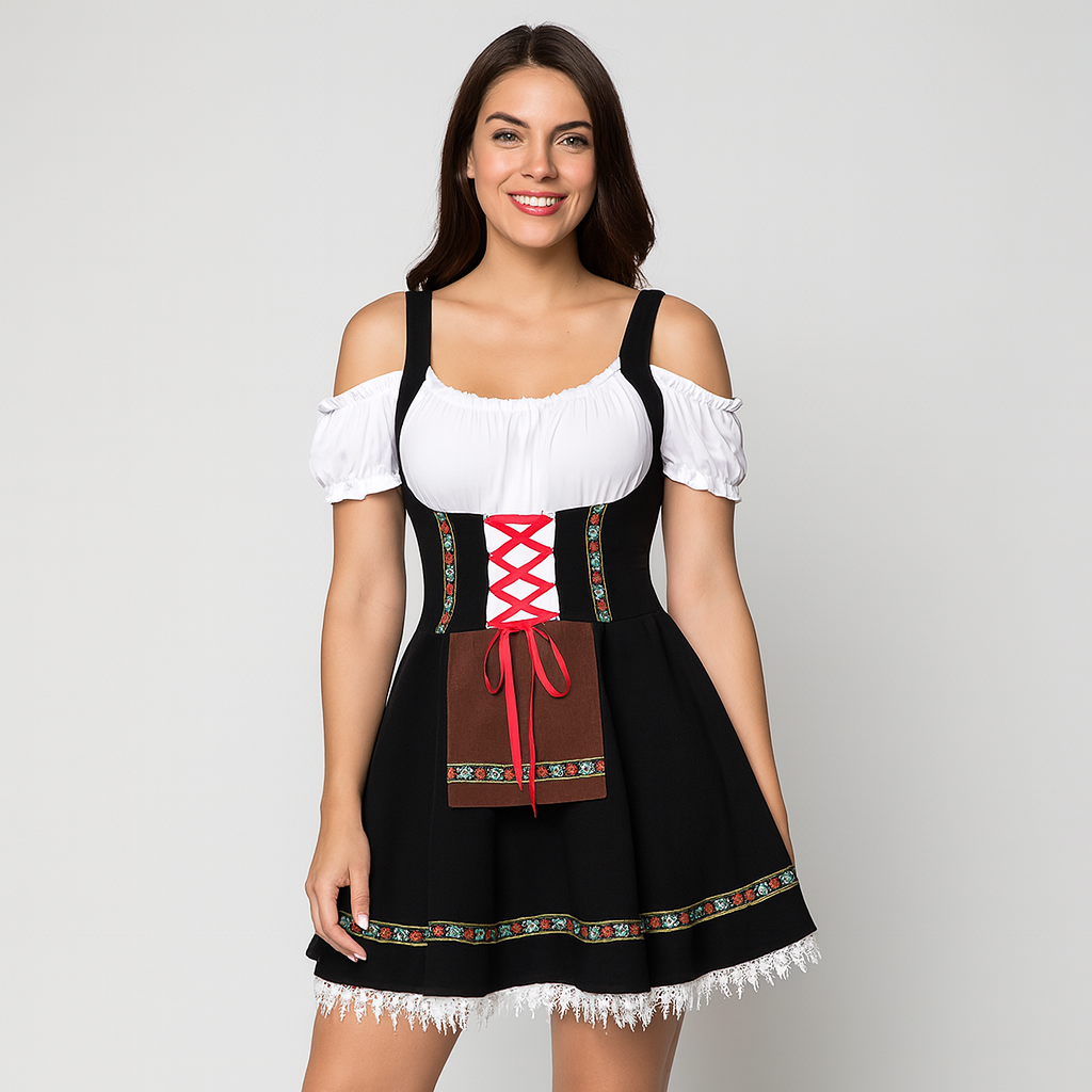 Short Dirndl Dress – Bavarian Traditional Dress for Women