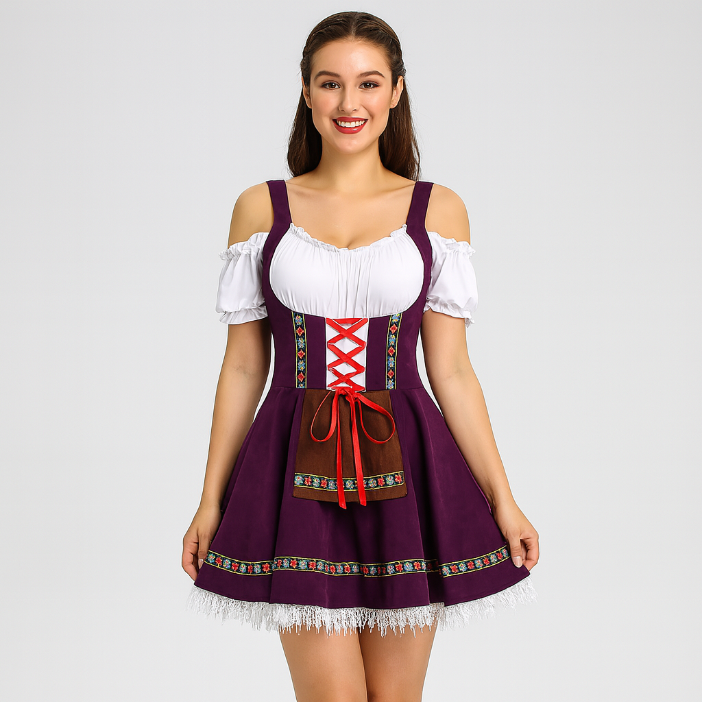 Short Dirndl Dress – Bavarian Traditional Dress for Women