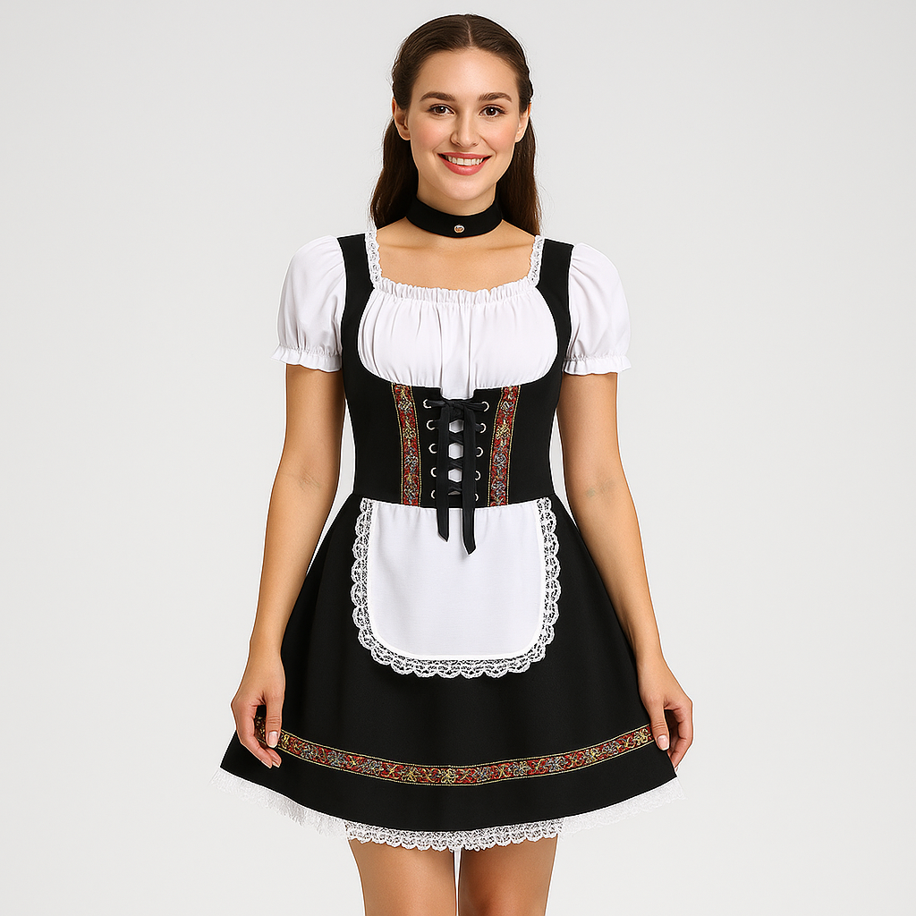 Short Dirndl Dress – Bavarian Traditional Dress for Women