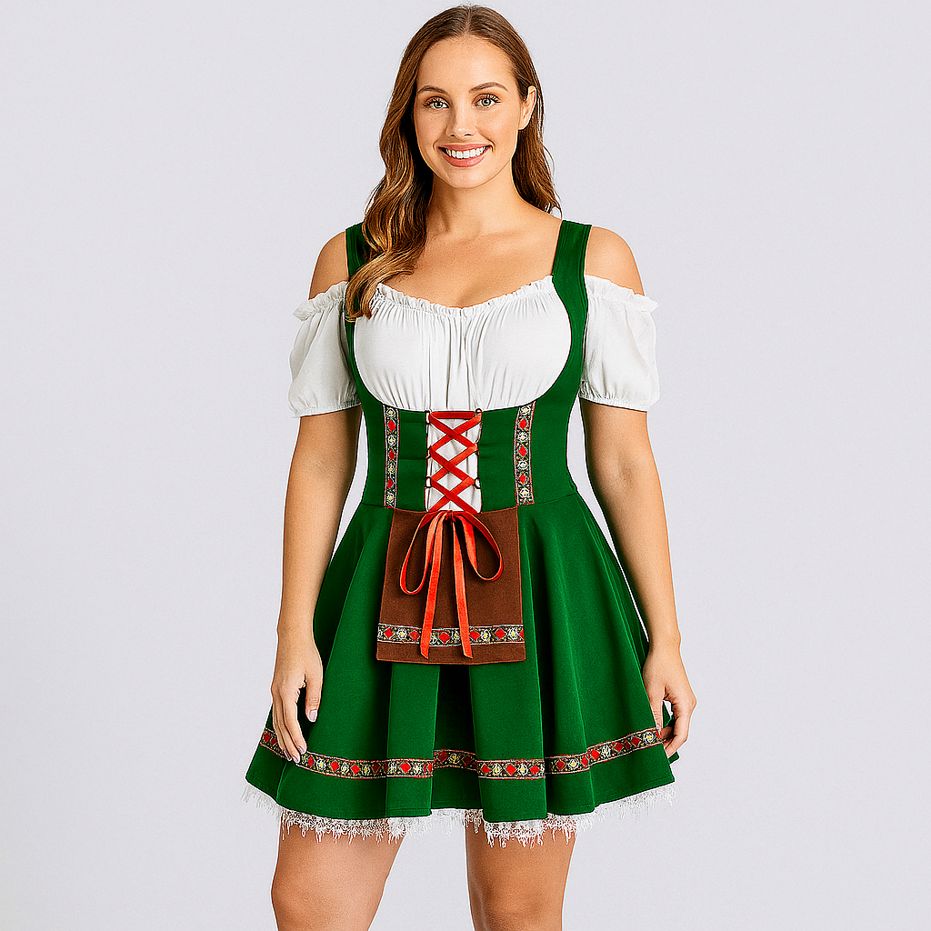 Short Dirndl Dress – Bavarian Traditional Dress for Women