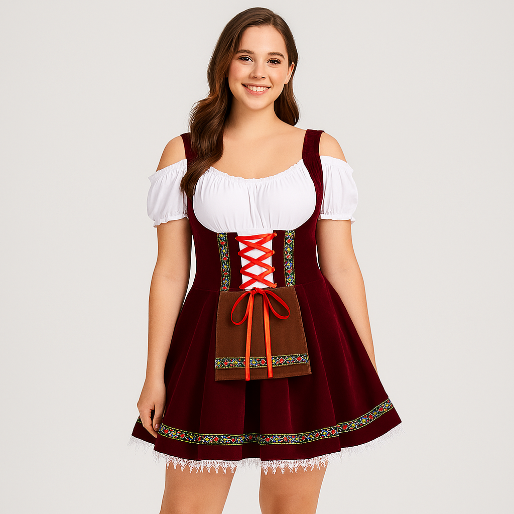 Short Dirndl Dress – Bavarian Traditional Dress for Women