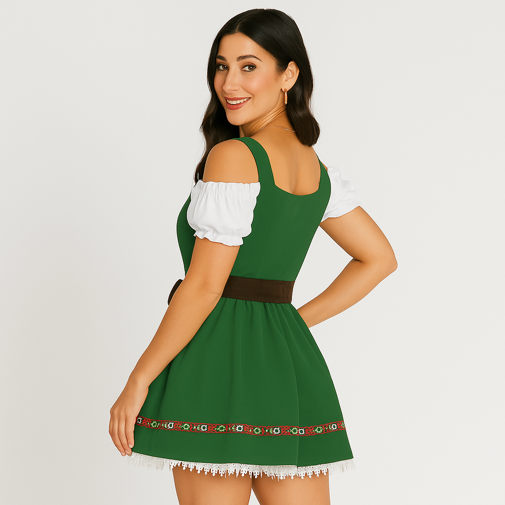 Women's Dirndl Costume – Ideal for Oktoberfest & Theme Parties