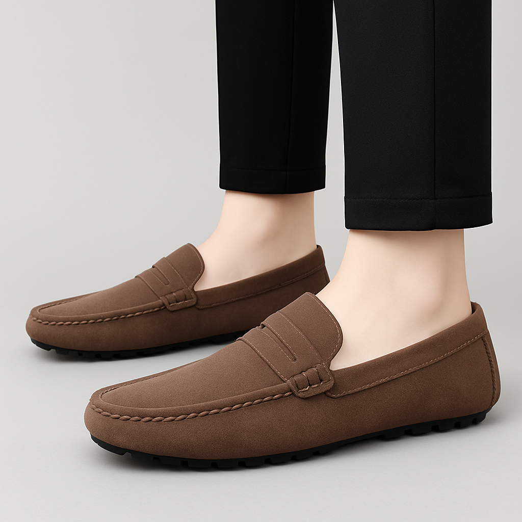 Men's Jersey Loafers – Business Slip-On Shoes