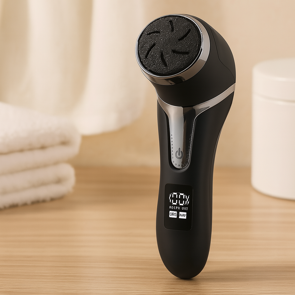 Rechargeable Electric Foot File – Portable Callus Remover & Pedicure Set for Smooth Feet