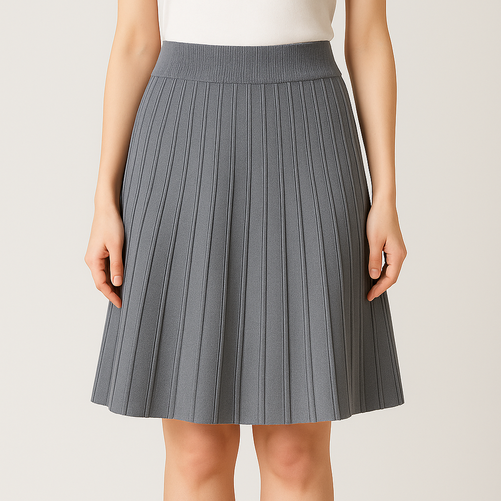 Claire - Effortlessly Elegant A-Line Midi Skirt