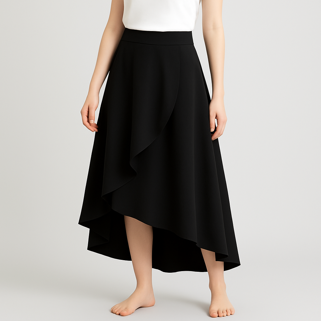 Amalie - High Waisted Skirt with Loose Fit - Elegant and Comfortable