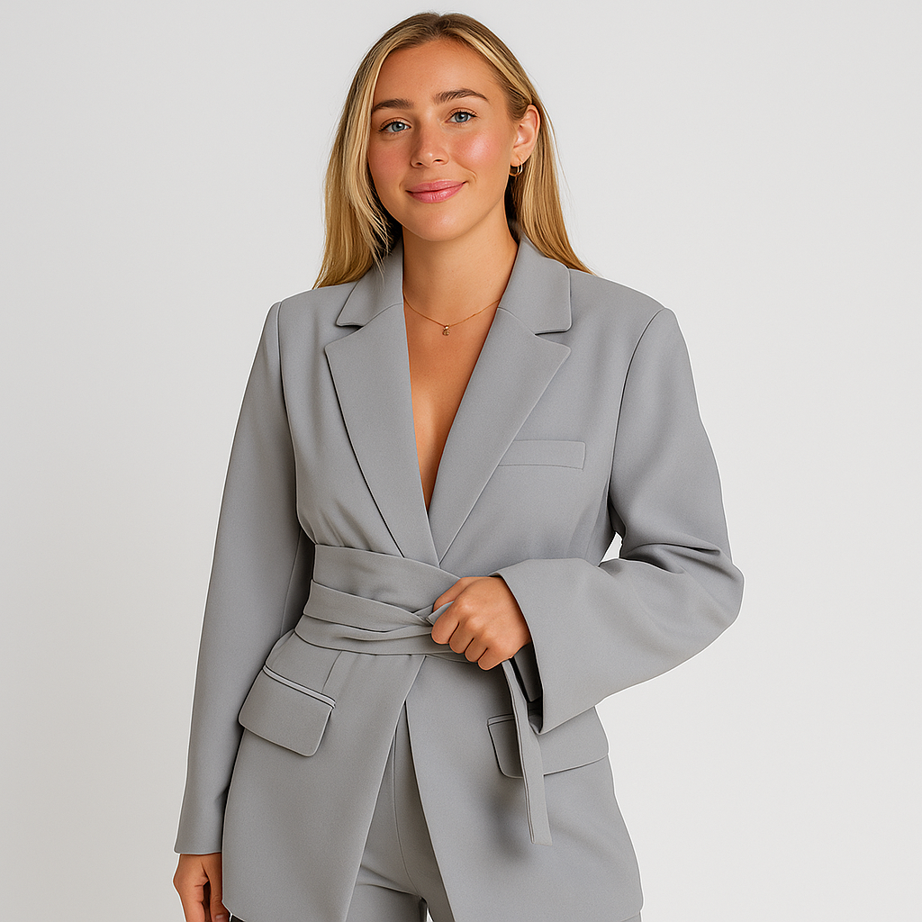 Allysa - Belted Waist Blazer