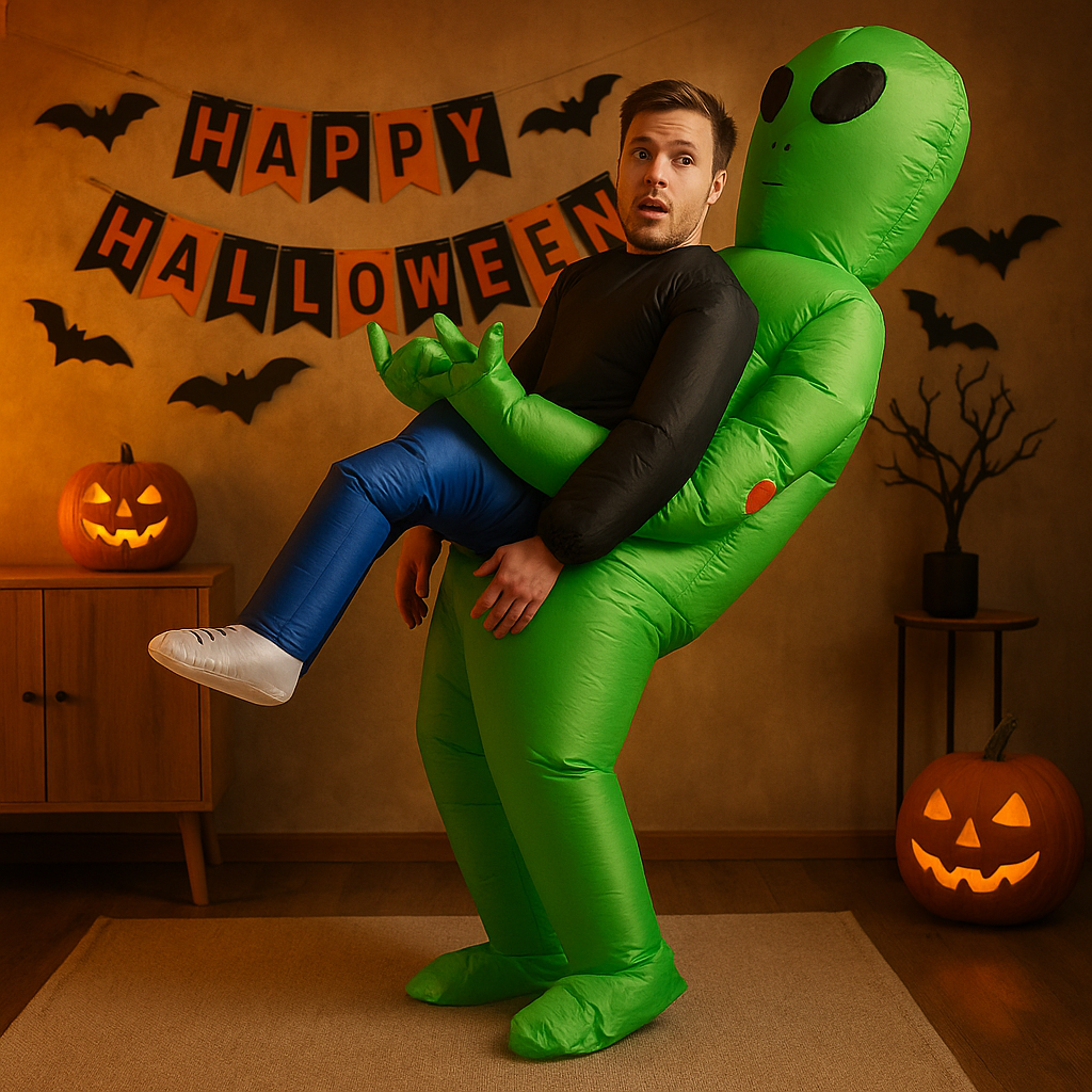 AlienLift | Inflatable Carry-Me Costume for Adults