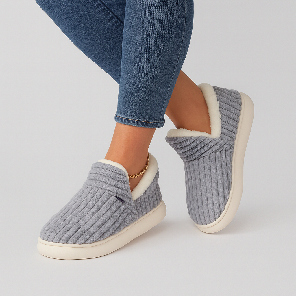 FuzzyWarm | Cozy Slip-On House Slippers