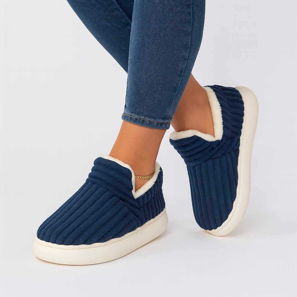 FuzzyWarm | Cozy Slip-On House Slippers