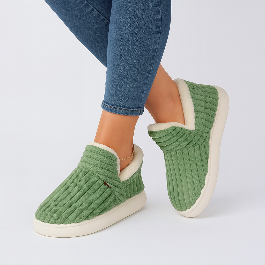FuzzyWarm | Cozy Slip-On House Slippers