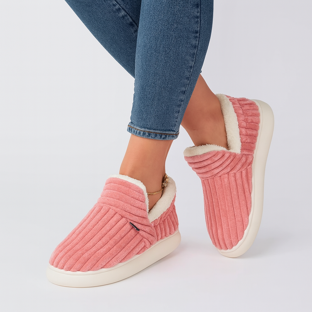 FuzzyWarm | Cozy Slip-On House Slippers