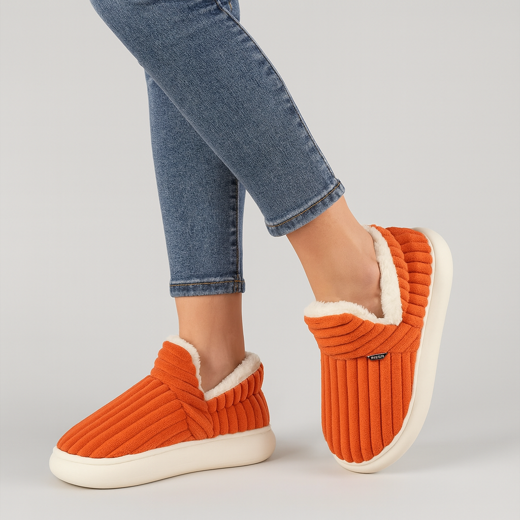 FuzzyWarm | Cozy Slip-On House Slippers