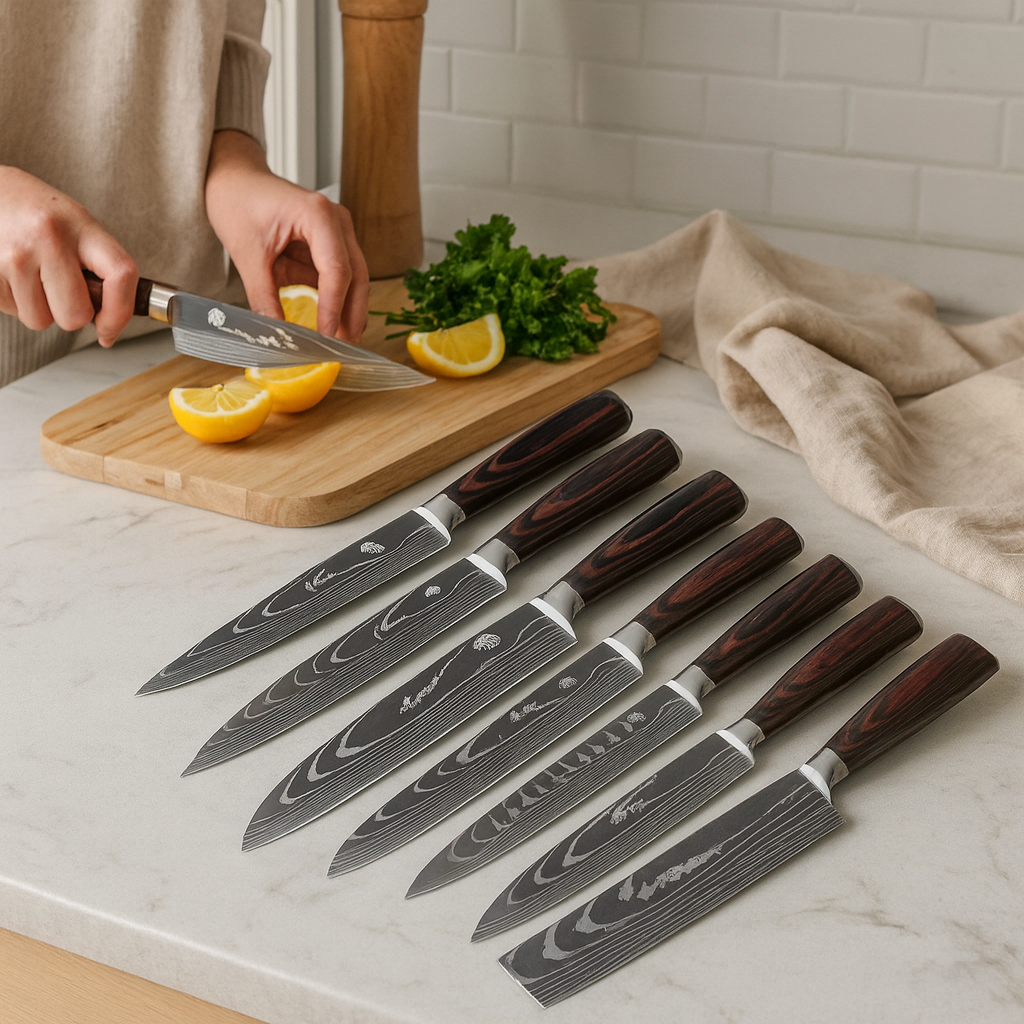 Gustav | 8-Piece Cooking Knife Set Made from German Steel