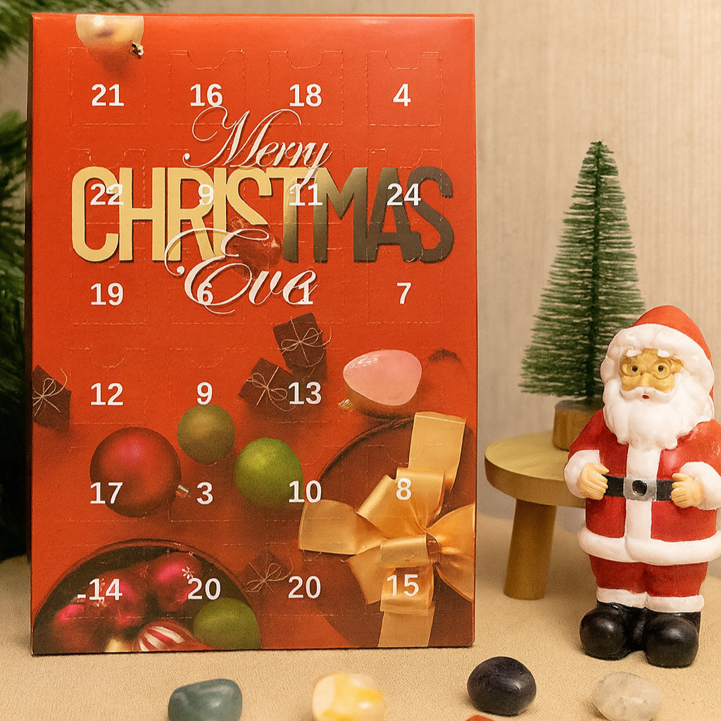 GemAura | Crystal Advent Calendar with 24 Natural Gemstones