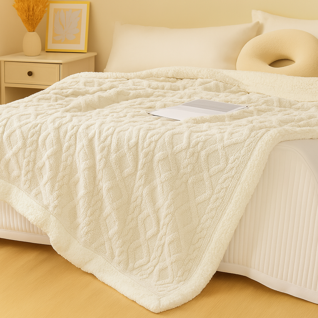 Thick Double-sided Fleece Blanket