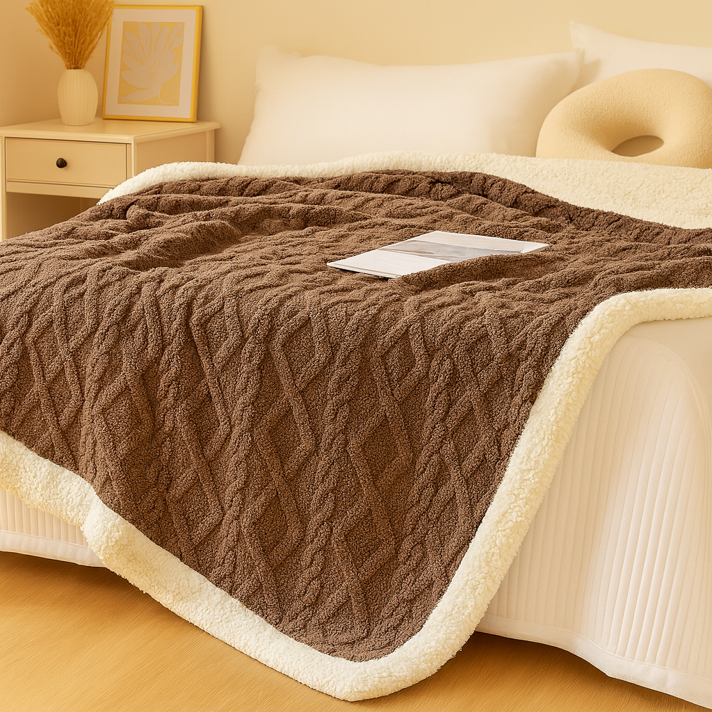Thick Double-sided Fleece Blanket