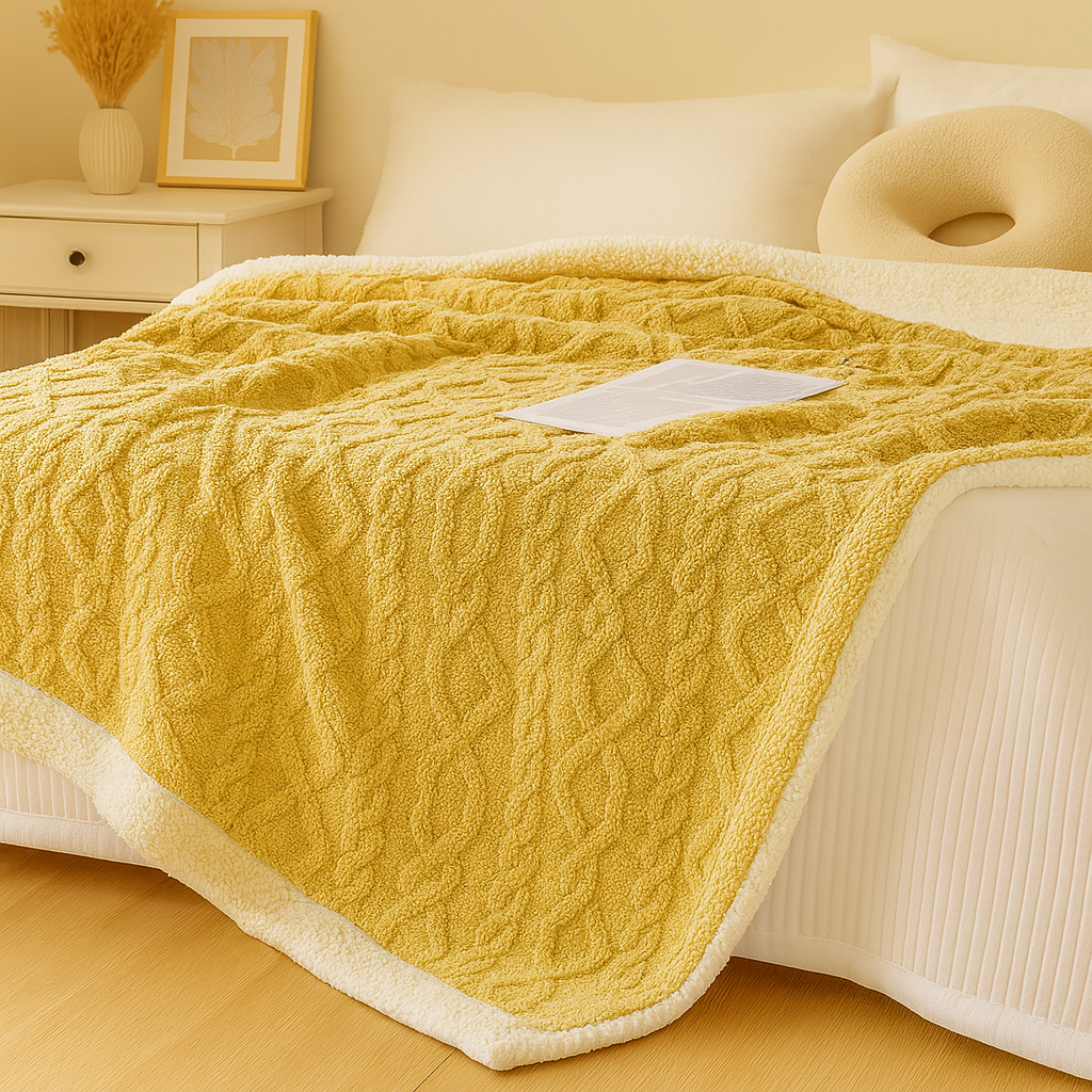 Thick Double-sided Fleece Blanket