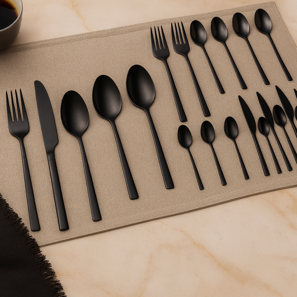 Culina | 24-piece Stainless Steel Dinnerware and Cutlery Set