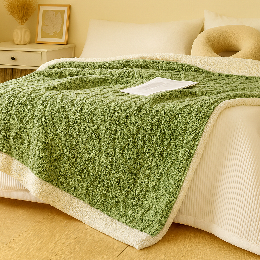 Thick Double-sided Fleece Blanket