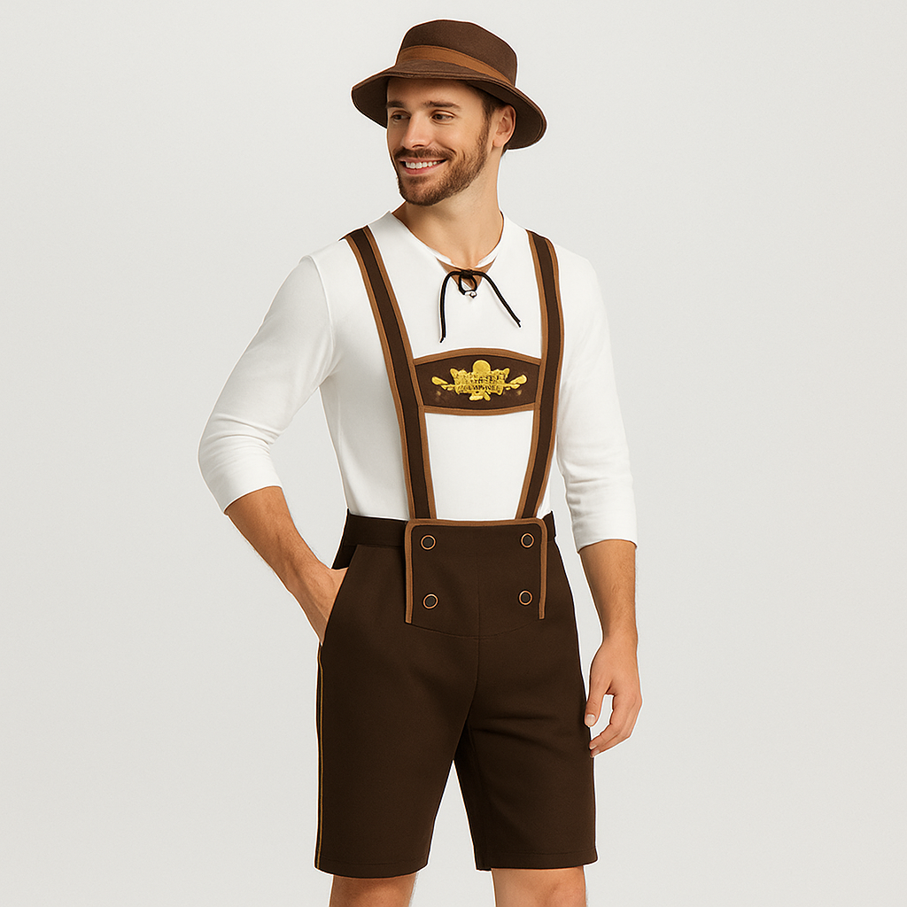 Men's Traditional Costume Set – Complete Outfit for Oktoberfest & Beer Festival