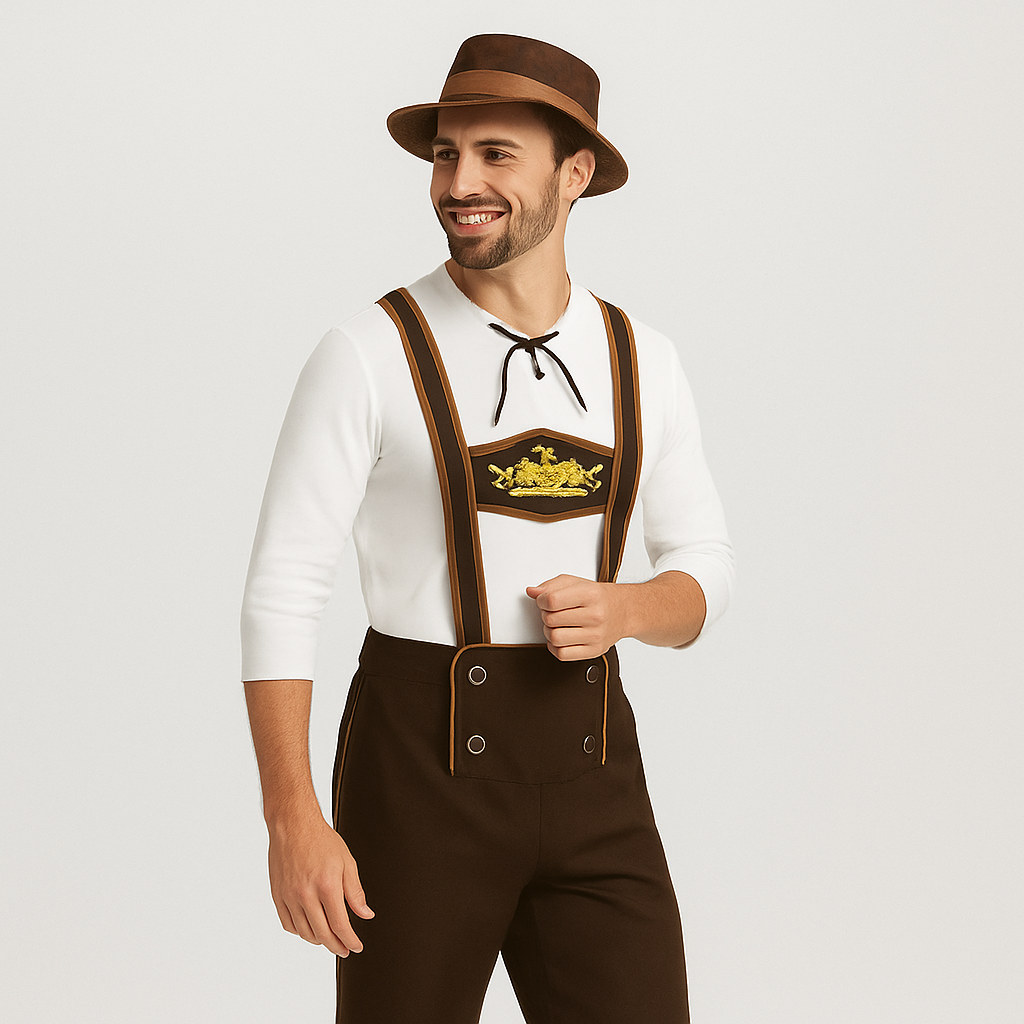 Men's Traditional Costume Set – Complete Outfit for Oktoberfest & Beer Festival