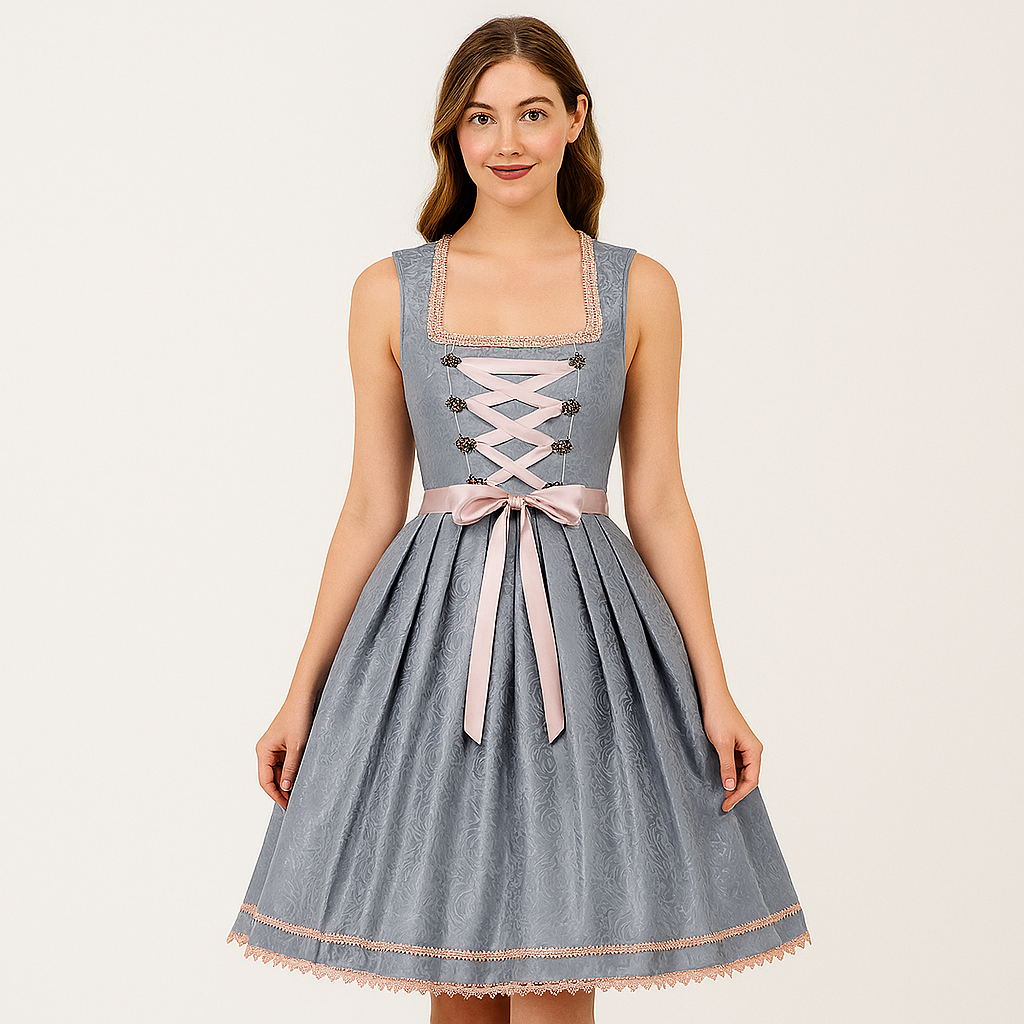 Women's Dirndl Set – Vintage Traditional Costume for Oktoberfest & Folk Festival