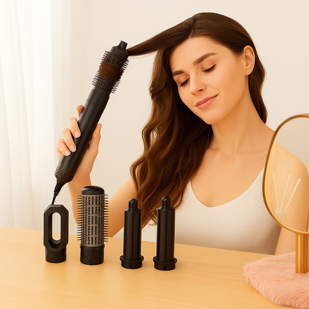 5-in-1 Hair Dryer with Hair Styling Accessories