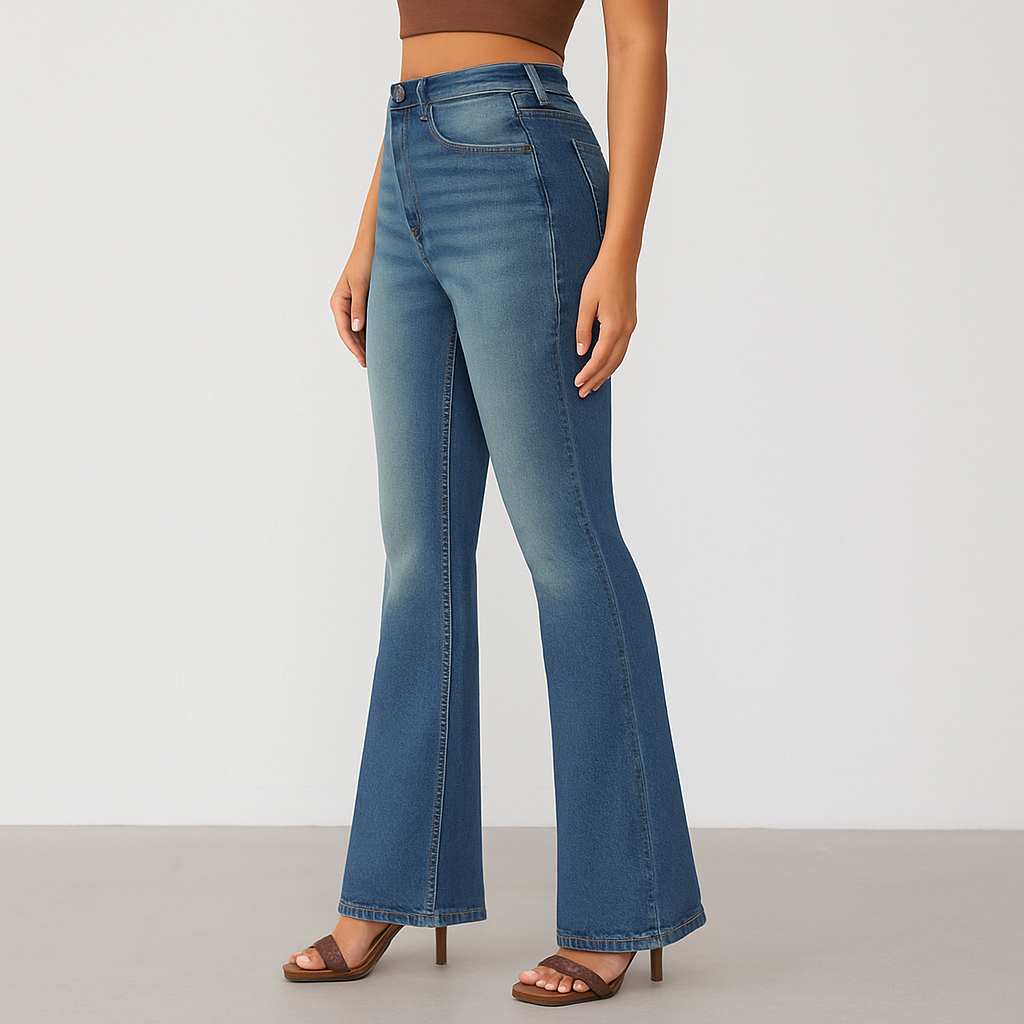 Fenn – Women's High-Waisted Skinny Jeans – Fitted Stretch Denim