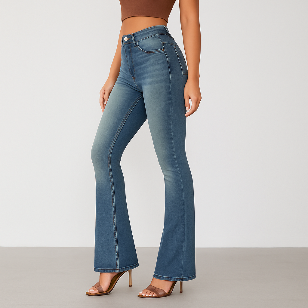 Fenn – Women's High-Waisted Skinny Jeans – Fitted Stretch Denim