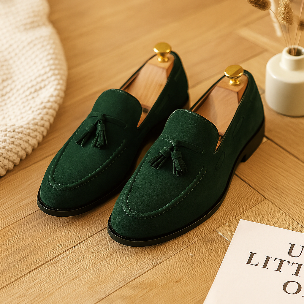 Casual Men's Slip-On Shoes – Versatile Footwear for Work & Travel