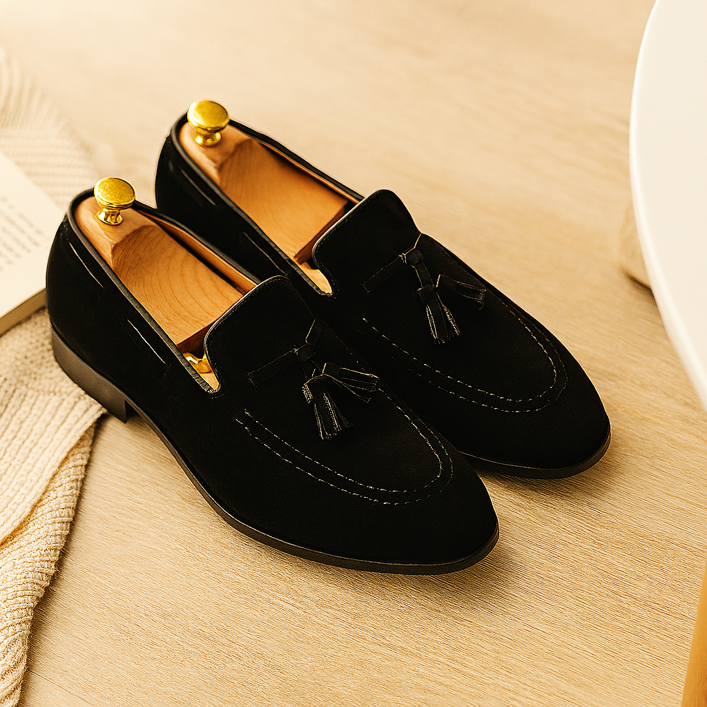 Casual Men's Slip-On Shoes – Versatile Footwear for Work & Travel