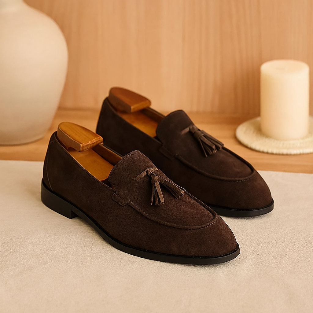 London Suede Loafers – Flexible and Stylish Men's Shoes