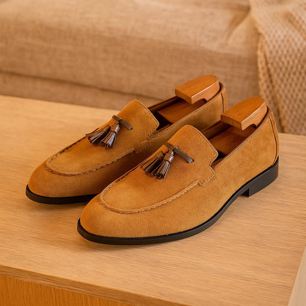 London Suede Loafers – Flexible and Stylish Men's Shoes