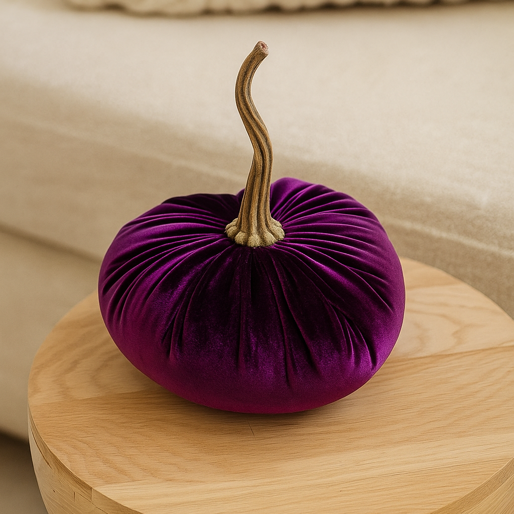 HarvestHug – Handmade Soft Halloween Pumpkin Pillow