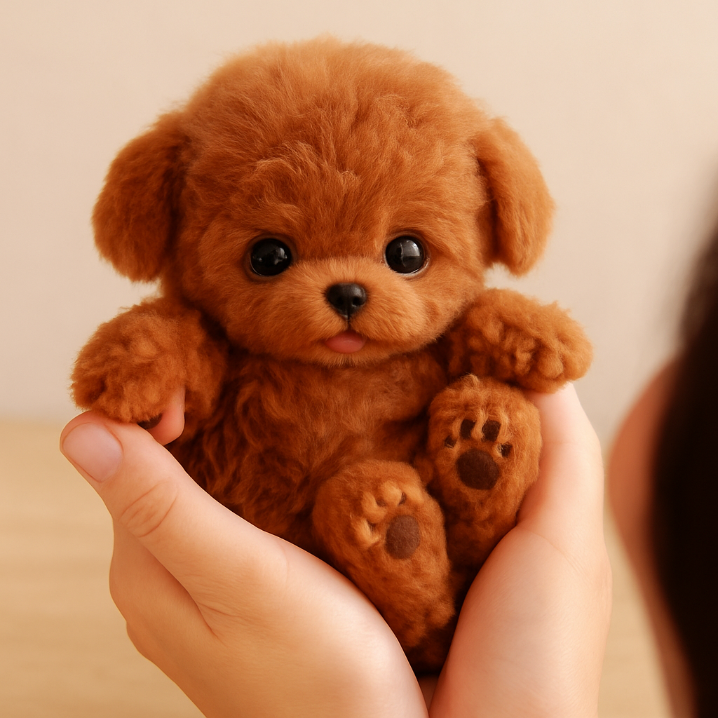 SnugglePup - Plush puppy with realistic details