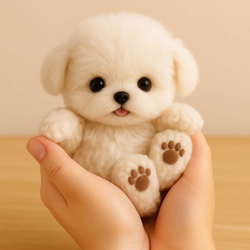 SnugglePup - Plush puppy with realistic details