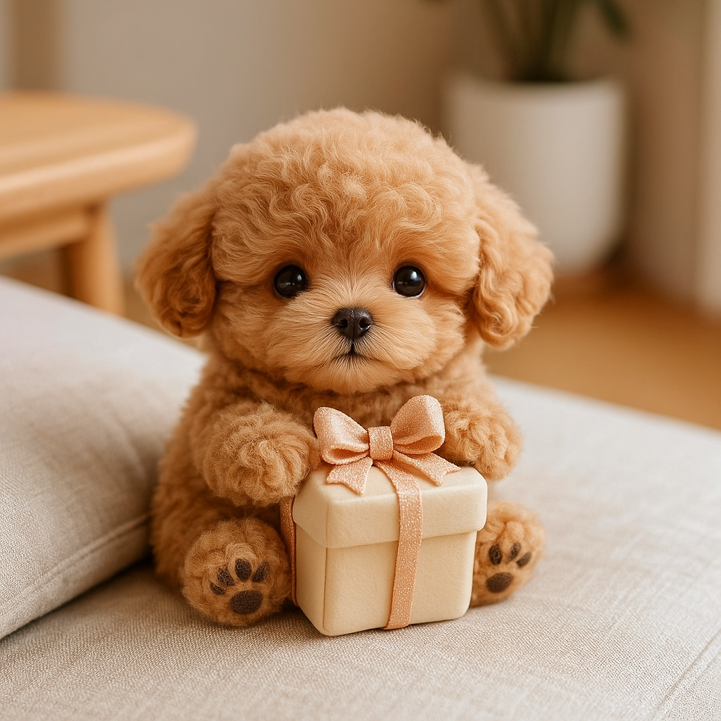 SnugglePup - Plush puppy with realistic details