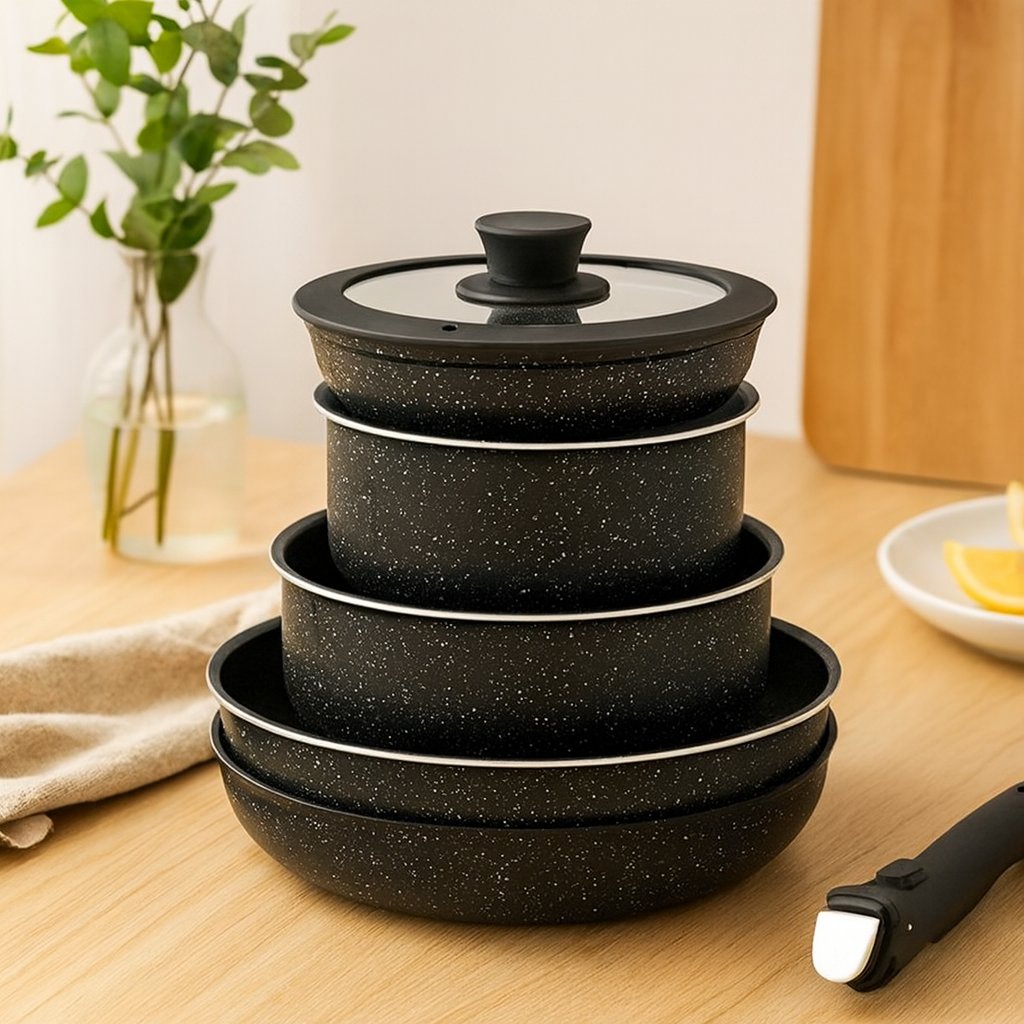 Cuisar | 5-Piece Ceramic Non-Stick Cookware Set