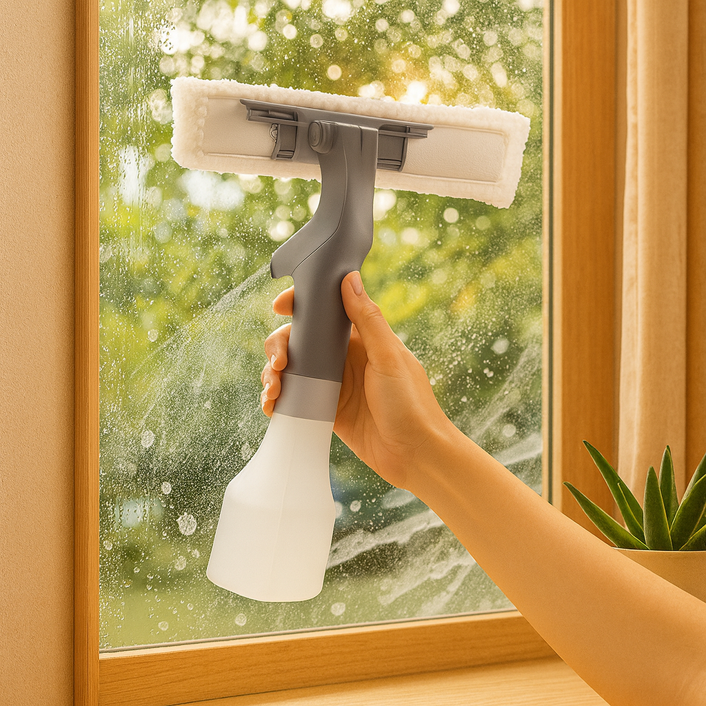 ClarityPro | Wireless Window Squeegee and Rubber Scraper