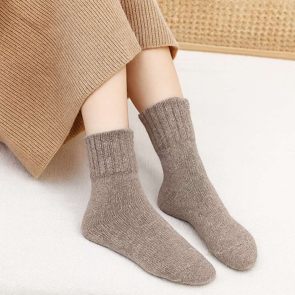 ComfortWeave | Solid Tube Socks – 5-Pack for Women