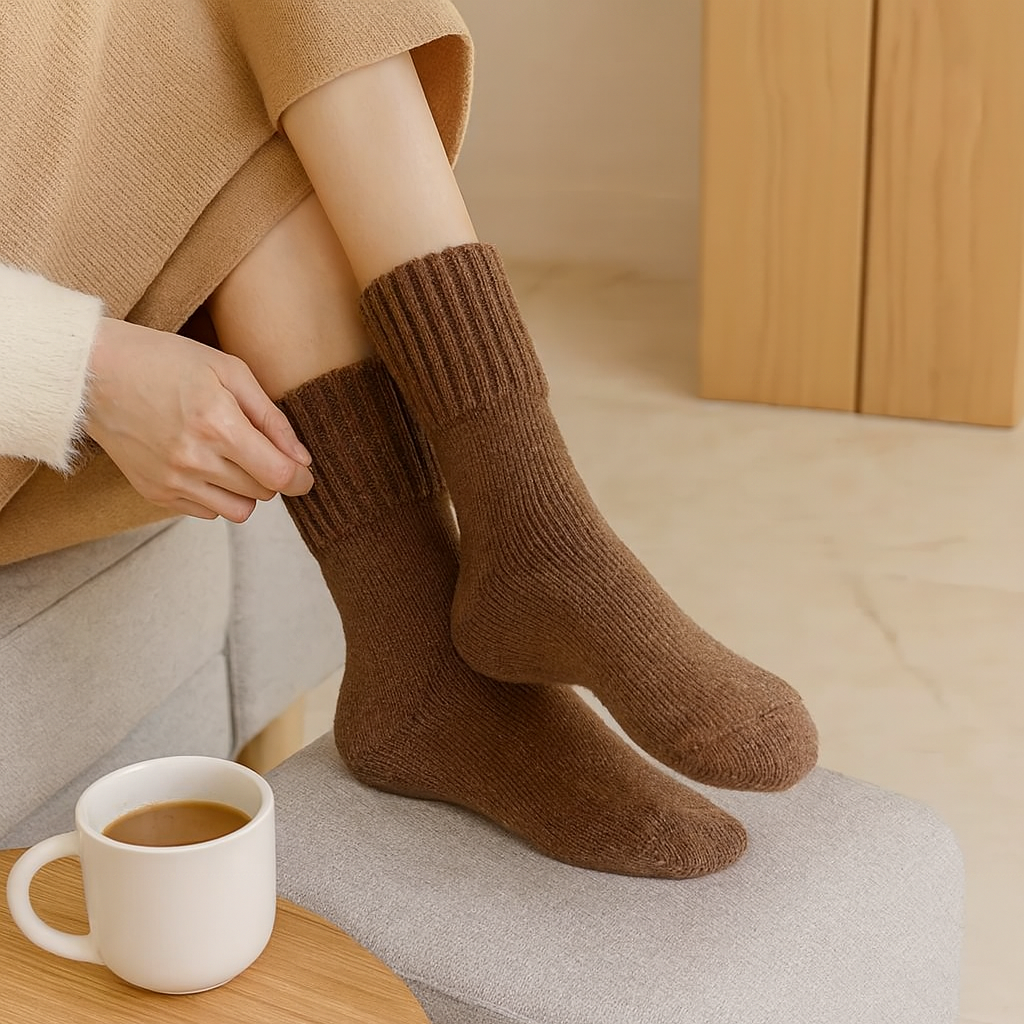 ComfortWeave | Solid Tube Socks – 5-Pack for Women